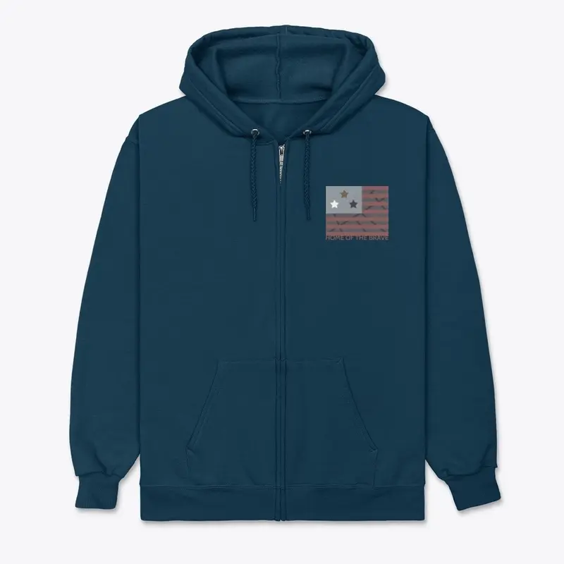 FLAG ZIP HOODIE